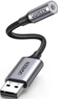 Переходник Ugreen CM477 USB to 3.5 мм Audio Adapter 25см - изображение 4