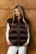 Женская жилетка демисезонная Tian Sky - T One Size brown - изображение 1