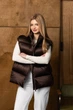 Женская жилетка демисезонная Tian Sky - T One Size brown - изображение 3