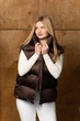 Женская жилетка демисезонная Tian Sky - T One Size brown - изображение 4