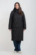 Жіноча куртка демісезонна великого розміру UF-Fashion LR 209 52 чорний - зображення 4