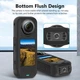 Захисний силіконовий чохол Puluz PU757B для Insta360 X5 із кришкою об'єктива чорний - зображення 8