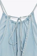 Сукня з коміром хальтер і зборками Zara 6929/187 L Блакитна (06929187406L) - зображення 7