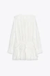 Коротка сукня з вишивкою та воланами Zara 0881/392 M Біла (00881392250М) - зображення 5