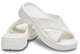 Жіночі слайд класик Білі Crocs Classic Cross Strap White (38-39, білий) - зображення 1