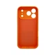 Чохол Premium для смартфона Silicone Full Case AA Camera Protect for Apple iPhone 17 Pro Max 34,Papaya (FullAAi17PM-34) - изображение 3