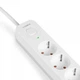 Удлинитель сети VIDEX ONCORD с/с 4п 3м (3x1.5мм) с кнопкой White VF-PD43G-W - изображение 3