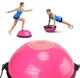 Балансировочная платформа Cornix Bosu Ball полусфера 58 см с эспандерами Pink (XR-0456) - изображение 6