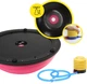 Балансировочная платформа Cornix Bosu Ball полусфера 58 см с эспандерами Pink (XR-0456) - изображение 3