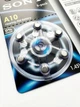 Батарейка цинково-повітряна для слухових апаратів Sony A10 (PR70 / PR536) Zinc-Air 1.45V, 6 штук - зображення 3