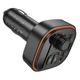 FM - трансмітер Borofone BC59 Heroic (USB-A/USB-C) 5V/3A Black - изображение 5