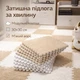 Детский игровой мягкий коврик-пазл с пушистым ворсом 30×30 см 20 плиток противоударный и антискользящий Бежевый - изображение 1