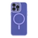 Чохол TPU+PC Magnetic Matte Camera Lens with Magsafe для iPhone 15 Purple - зображення 1