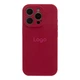 Чохол Silicone Case Full Size with Frame для iPhone 16 Pro Max 37.Rose Red - изображение 1