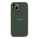 Чохол Silicone Case Full Size with Frame для iPhone 15 71.Cyprus Green - изображение 1