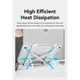 Подставка для ноутбука VENTION Laptop X-type Stand White ABS 83-170мм (KDNW0) (343389) - изображение 8