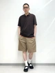 Шорты хлопковые короткие мужские Uniqlo 86193382 2XL Бежевые (1159854977) - изображение 5