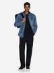 Поло длинное мужское Armani Exchange 301516206 2XL Черное (1159854975) - изображение 3