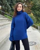 Светр оверсайз синій - зображення 1