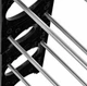 Полиця етажерка для взуття 10-ярусна до 30 пар взуття Shoe rack 8060, 63.5 см x 20 см x 154 см, з металевими трубами - зображення 3