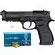 Пистолет сигнальный Aksa Arms AK18 CC-01 cal.9 PAK (Beretta) + Патроны холости Fiocchi 9 мм Р.А. (50 шт) - изображение 1