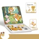Магнітний набір "Звірі" для вивчення тварин Magnetic animals wooden blocks - зображення 1