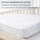 Дитячий водонепроникний наматрацник 70×160 см AquaStop з резинками по кутах - зображення 5