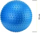 Мяч для фитнеса (фитбол) Cornix 55 см массажный Anti-Burst XR-0467 Blue - изображение 6