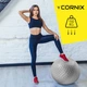 Мяч для фитнеса (фитбол) Cornix 55 см массажный Anti-Burst XR-0471 Silver - изображение 10