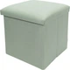 Пуф Storage solutions с отсеком для хранения 38 x 38 x 38 см Зеленый (5902973454093) - изображение 1