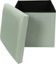 Пуф Storage solutions с отсеком для хранения 38 x 38 x 38 см Зеленый (5902973454093) - изображение 3