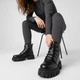 Женские ДЕМИсезонные ботинки MYZ 0058 BLACK из натуральной черной кожи. Размер 38 - изображение 1