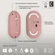 Комплект (клавіатура, миша) бездротовий Logitech Pebble 2 Combo Rose (920-012241) - зображення 9