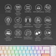 Клавіатура Ducky One 3 SF Cherry MX Brown RGB UA USB White (DKON2167ST-BUAPXPWWWSC1) - зображення 9