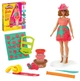 Zestaw kreatywny Hasbro Play-Doh Ciastolina Barbie Fashionista Frędzelki + lalka (G1360) (5010996315694) - obraz 1