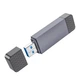 Кардрідер Hoco HB45 Spirit 2-in-1 USB/Type-C 3.0 Black (6942007620529) - зображення 3