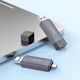 Кардрідер Hoco HB45 Spirit 2-in-1 USB/Type-C 3.0 Black (6942007620529) - зображення 4