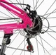 Спортивний гірський алюмінієвий велосипед 27.5 дюймів Shimano 21 швидкість Corso «ELYSIUM» LS-27507 рожевий - зображення 7