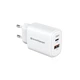 Зарядний пристрій ArmorStandart AR-T252WEU 25W GaN USB-C+ USB-A White (ARM89532) - зображення 3