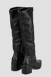 Ботфорти жіночі демісезонні чорні натуральна шкіра Україна ALROMARO - розмір 35 (22,7 см) (модель: ALR1829-86-6Z) - зображення 5