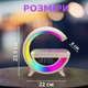 Смарт-лампа-нічник 6в1 з Bluetooth Колонкою LED настільна з будильником, бездротовою зарядкою та радіо TC - зображення 5