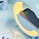 Смарт-лампа-нічник 6в1 з Bluetooth Колонкою LED настільна з будильником, бездротовою зарядкою та радіо TC - зображення 8
