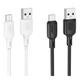 Кабель USB Borofone BX113 Silicone Micro 2.4A Бiлий - изображение 2