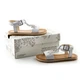 Дитячі сандалі Clarks Finch зі шкіри білі в зірочки 28 261576436 100 (28) - изображение 3
