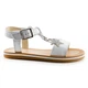 Дитячі сандалі Clarks Finch зі шкіри білі в зірочки 28 261576436 100 (28) - изображение 5