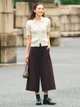 Кюлоти Uniqlo розмір М темно-коричневі (38) (479698) - зображення 10