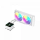 Водяне охолодження GameMax Glacier 240 LCD WH - зображення 7