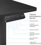 Комп'ютерний стіл OfficePro ODE1880B Black - зображення 7