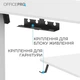 Комп'ютерний стіл OfficePro ODE1880W White - зображення 7