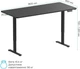 Комп'ютерний стіл OfficePro ODE1880B Black - зображення 8